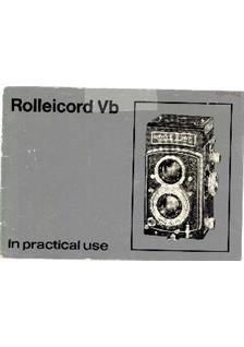 Rollei Rolleicord 5 b manual. Camera Instructions.